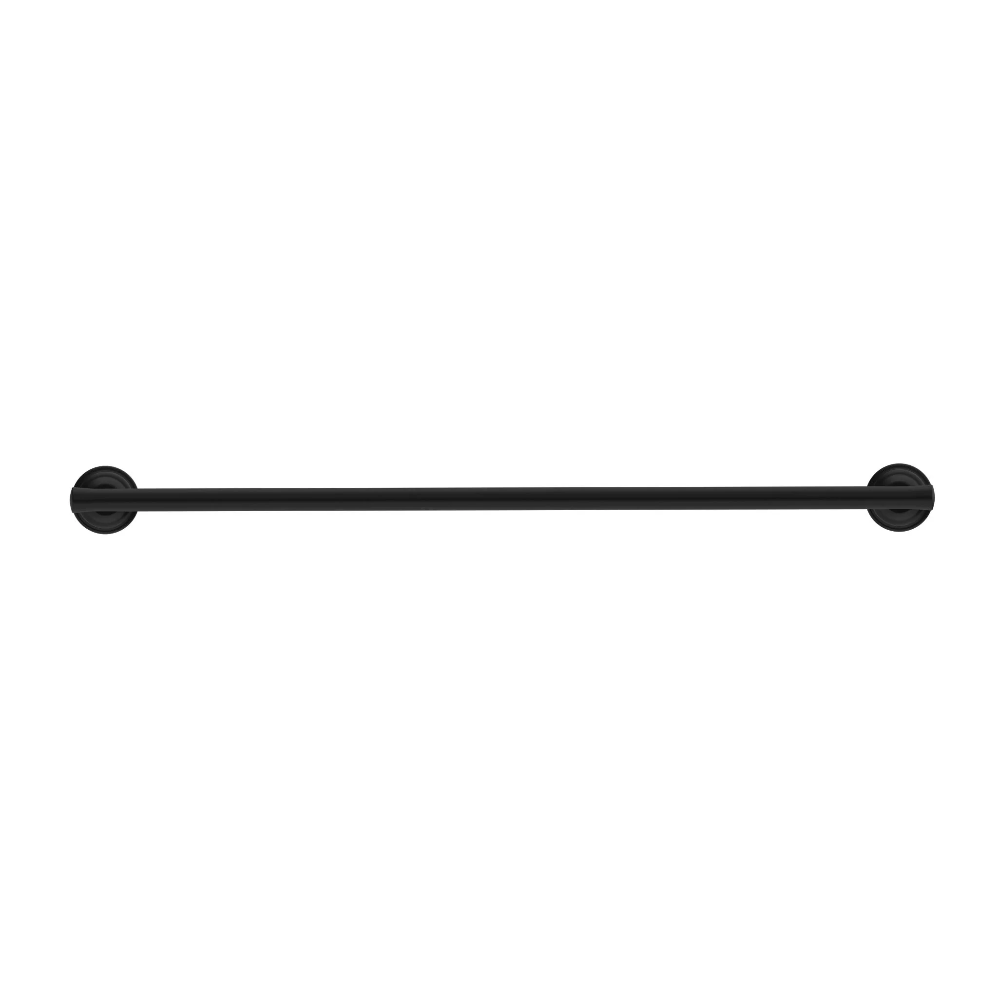 Nero York Single Towel Rail 600mm - Black Matte - Image 2