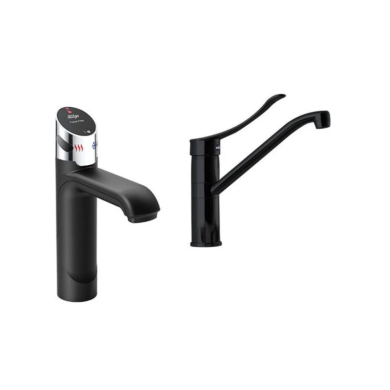 Zip HydroTap G5 BCHA100 4-in-1 Touch-Free Wave tap with Classic Accessible Mixer - Black Matte